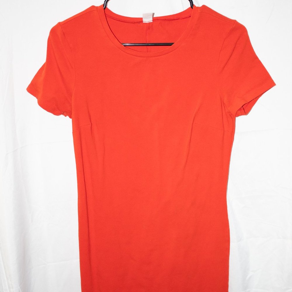 Old Navy Bodycon Red/Orange TShirt Dress